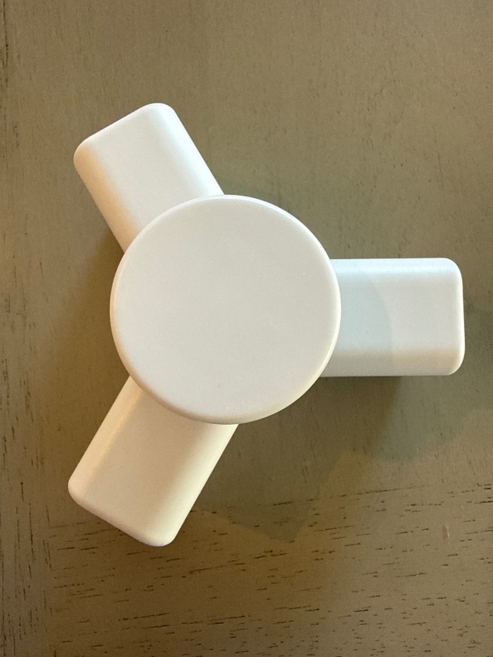 White Kids Toy Spinner - Classic 3-Arm Fidget Toy